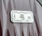 Atlantis Mint "Leo" Zodiac Sign - 1 Gram .999 Fine Silver Mini Bar Ingot Coin