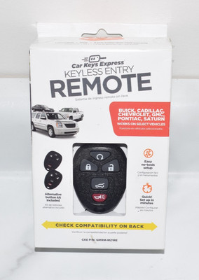 CAR KEYS EXPRESS KEYLESS ENTRY REMOTE - BUICK,CADILLAC,CHEVROLET,GMC,SATURN!!