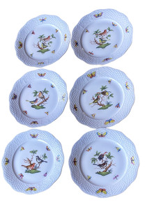 Herend Hungary Rothschild Frühstücksteller Dessertteller  ca. 18,5 cm 517