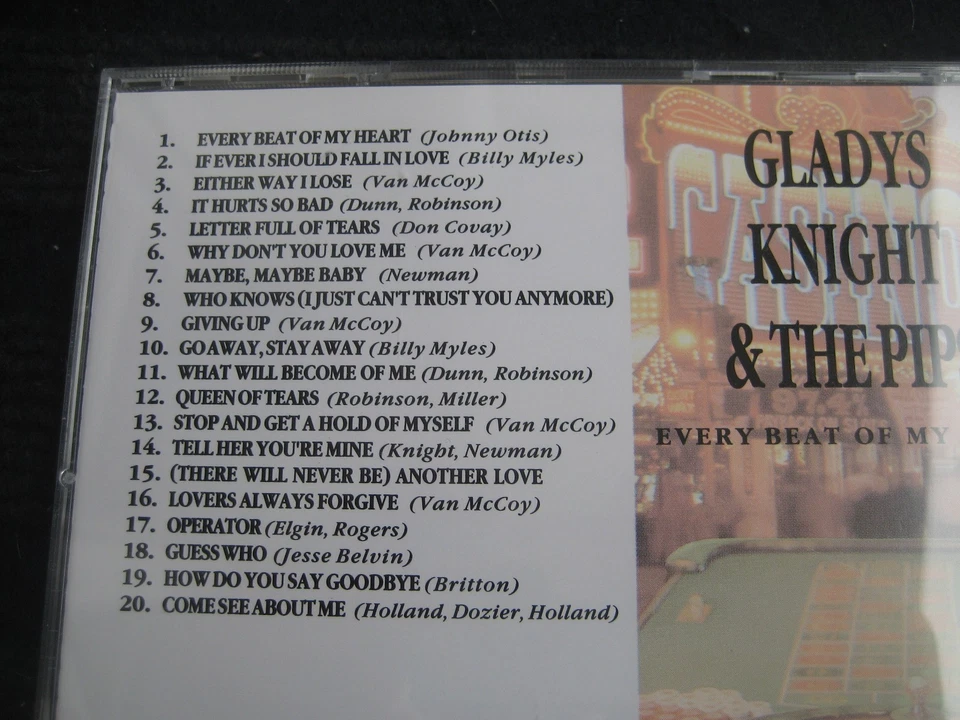CD  GLADYS KNIGHT & THE PIPS  Every Beat of my Heart  Neuwertig Best of Greatest - Bild 4 von 4