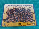 1998 Baltimore Ravens Cheerleaders Autographed Signed Mini Poster