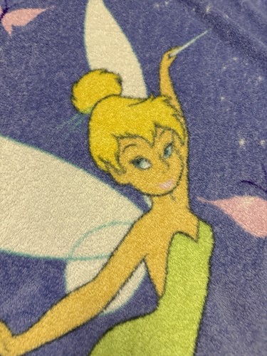 Disney Tinker Bell Wand Purple Small Fleece Blanket - Picture 6 of 9