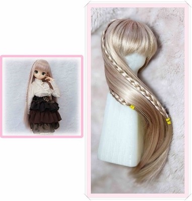 Dollce 1/3 BJD Balljointed Doll Dollfie Dream SD DD Rose Beige Braid Wig 8/9 9''