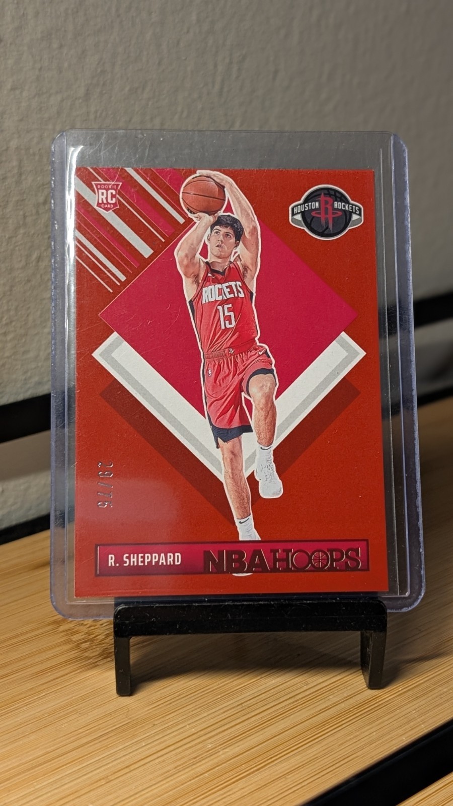 2024-25 Panini Nba Hoops - Hoops Tribute Reed Sheppard #291 Red /75 (RC)