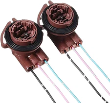 3156 3157 Pre-Wired Harness Sockets, Tail Light Socket Plug Adapter, LED Bulb So
