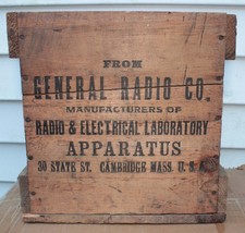 GENERAL RADIO CO. EADIO & ELECTRICAL LABORATORY APPARATUS SHIPPING CONTAINER # 2