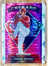 SHOHEI OHTANI 2022 Panini Chronicles Crusade PINK PULSAR Prizm SP #5 LA ANGELS