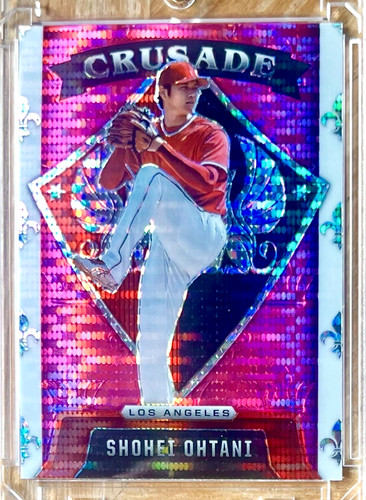 SHOHEI OHTANI 2022 Panini Chronicles Crusade PINK PULSAR Prizm SP #5 LA ANGELS