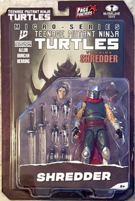 McFarlane Page Punchers TMNT SHREDDER 5  Action Figure + Comic Book NEW & Sealed