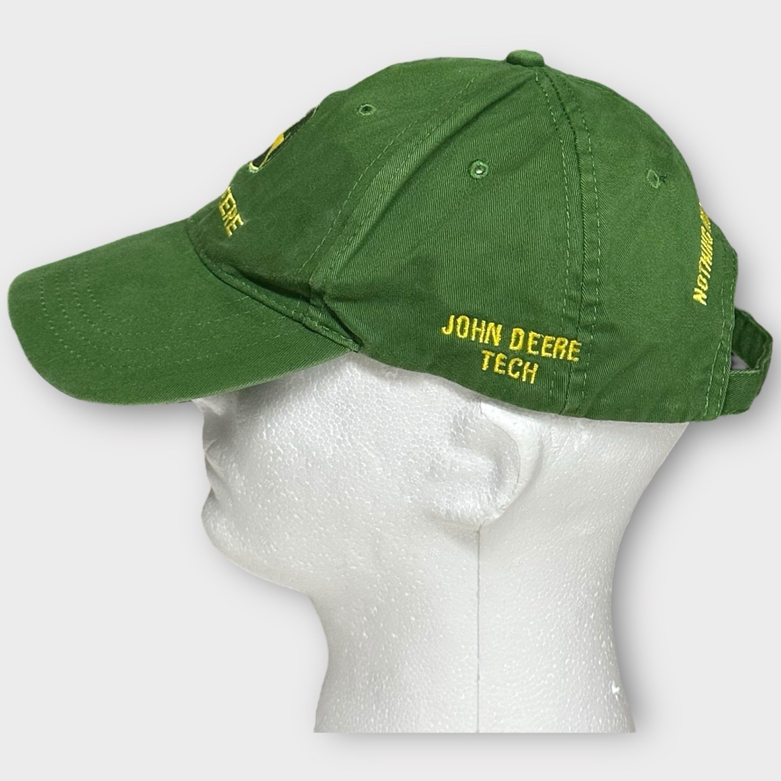 VTG John Deere Tech Program Hat Green Strap Back … - image 2