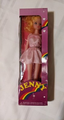 Vintage Jenny Blonde Doll Pink Dress Rainbow Box Barbie Clone 80s Retro NIB 