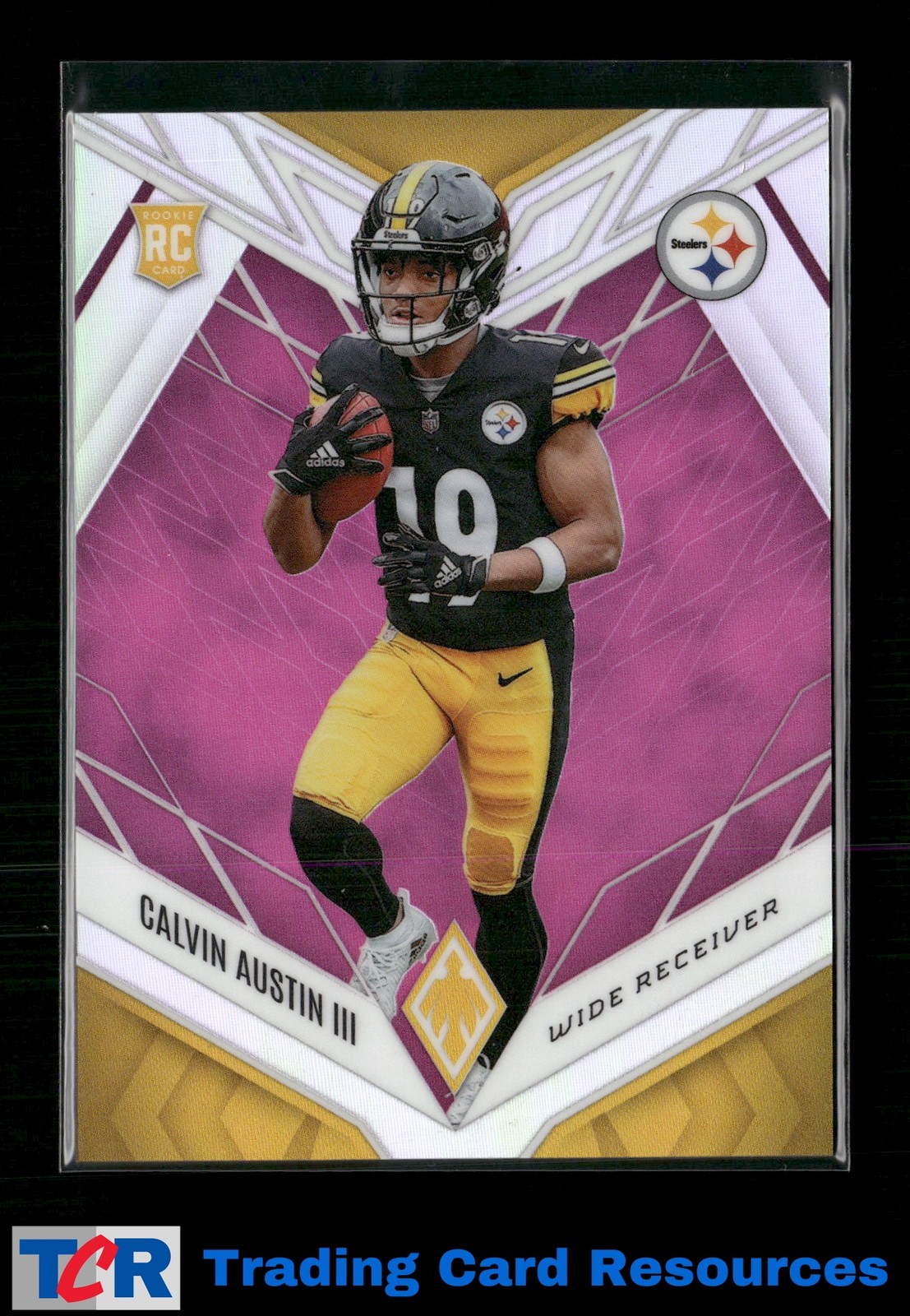 2022 Panini Phoenix #136 Calvin Austin III Pink #/199