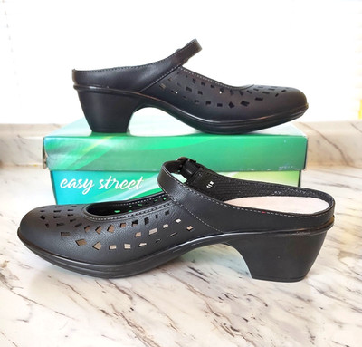 Easy Street Comfort Wear 40-8981 Chicago black buckle shoes size women s 11