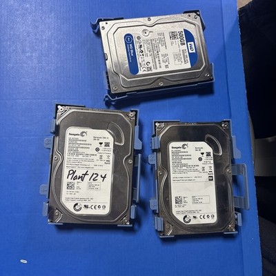 3 HDD 1 Western Digital WD Blue WD5000AAKX 500 GB and 2 Seagate 500G and 250G 