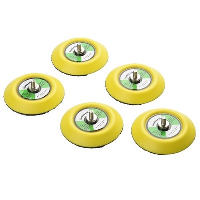 5pcs/ 3 75mm Hook& Loop Sanding Polishing Backing Pad M6 Thread/ For Air-Sander