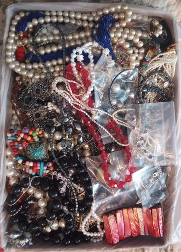 Costume Jewelry Mixed Lot of 5+ LBS Vintage