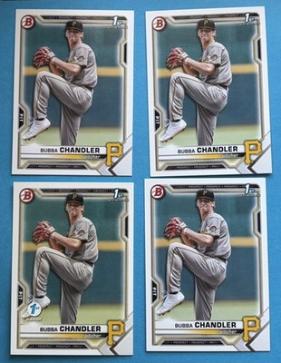 2021 Bowman Draft Bubba Chandler 1st Bowman BD-41 Pirates Lot 4