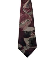 Vtg Martin Wong Napa Ca. Men's Silk Tie Abstract Geometric Made In USA