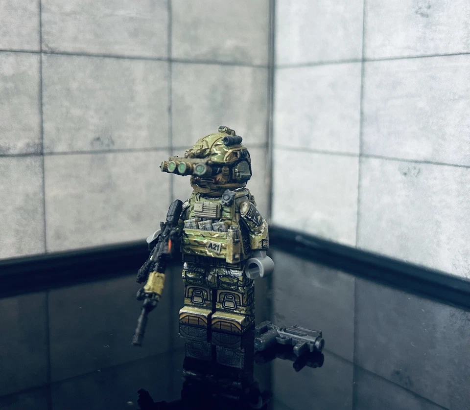 TheMinifigCo Soldier Custom Operator Minifigure Soldier 3D Printed - Bild 2 von 3