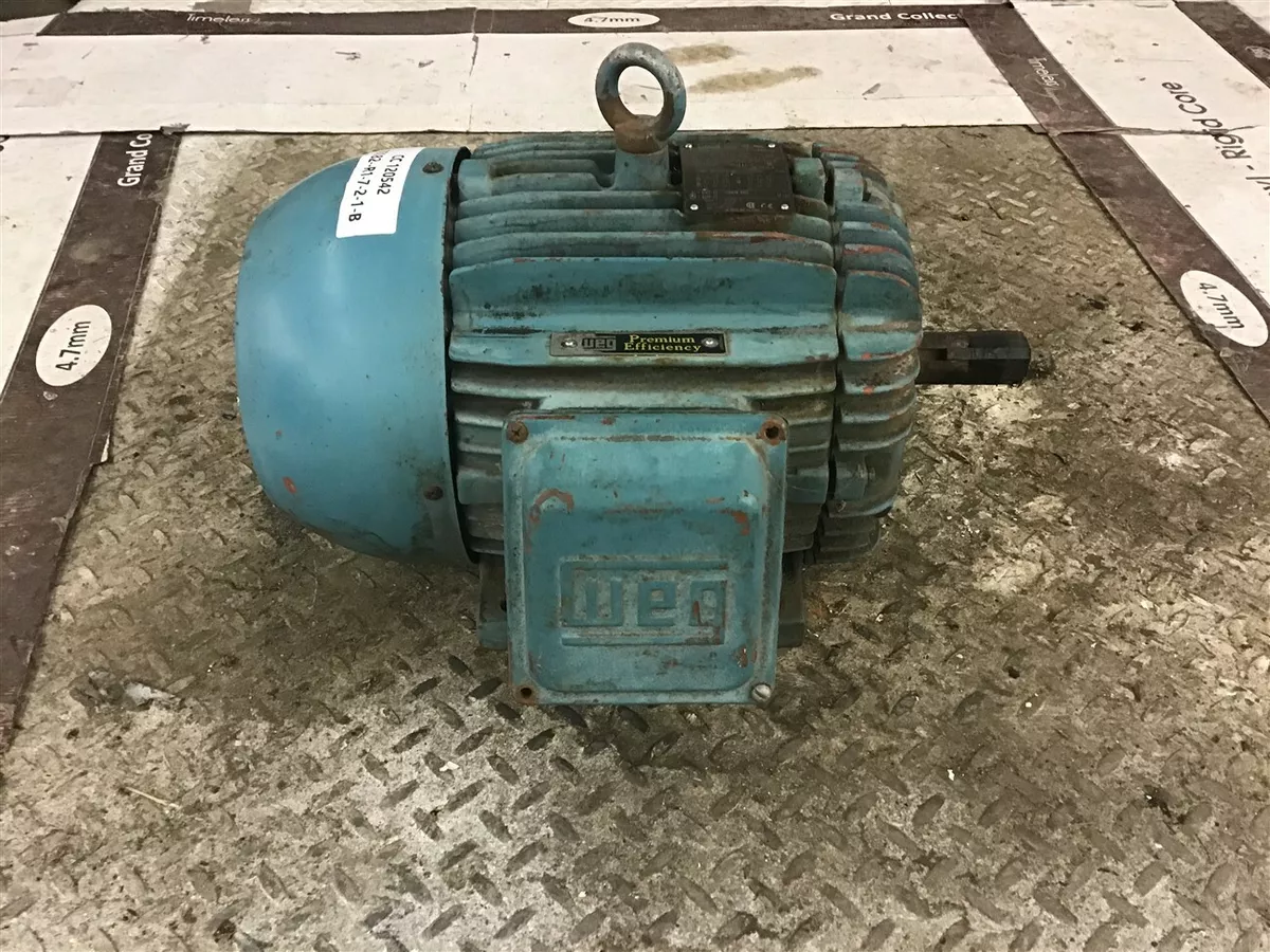 Weg W-3-18-184T 3 HP AC Motor 208/230 V 1800 Rpm 1800 Rpm 184T