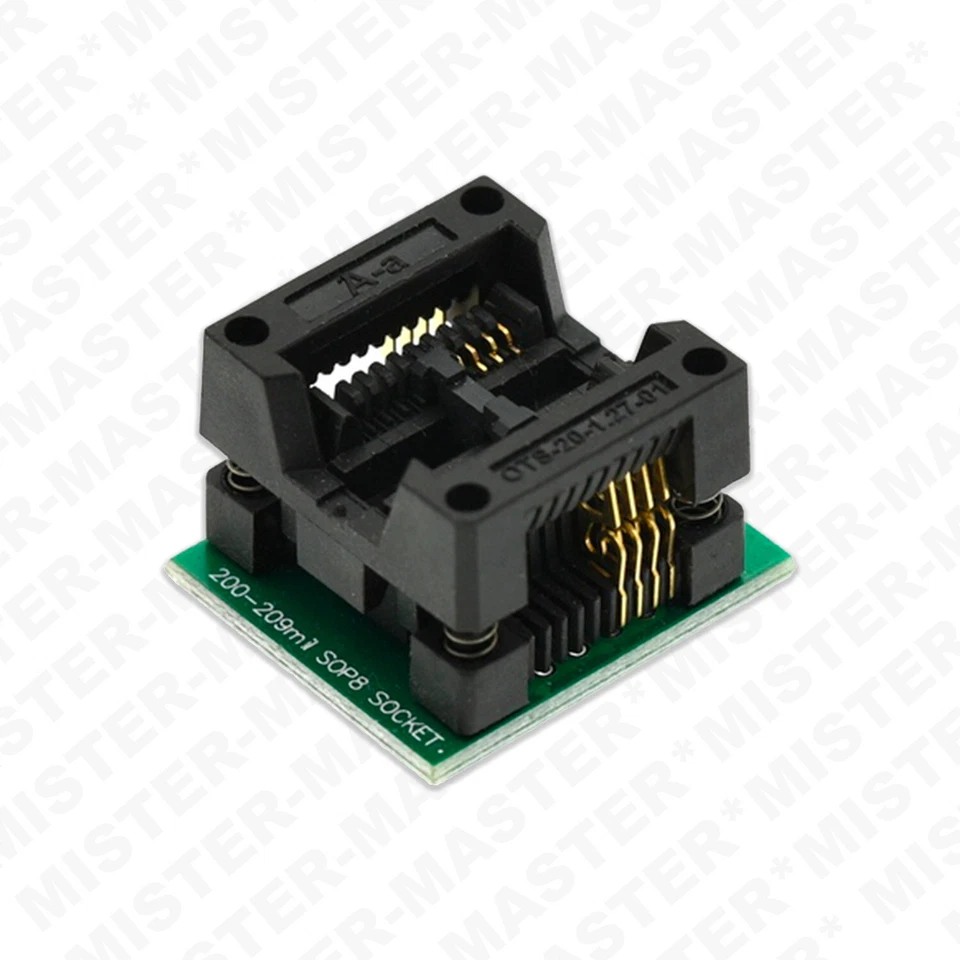 CH341A PROGRAMMATORE EEPROM FLASH BIOS 24 25 SERIES + CLIP + SOP-8 200-209mil - Immagine 3 di 4