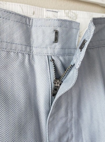 Men's Size L Golf Pant 34 *32 Print Gray White Slim Fit Sport Puma Pant - Picture 4 of 20