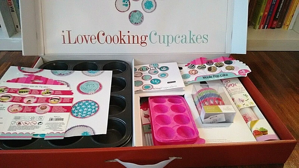😍 Ballarini Set Koffer I LOVE COOKING CUPCAKES Italy Italien - Bild 2 von 4