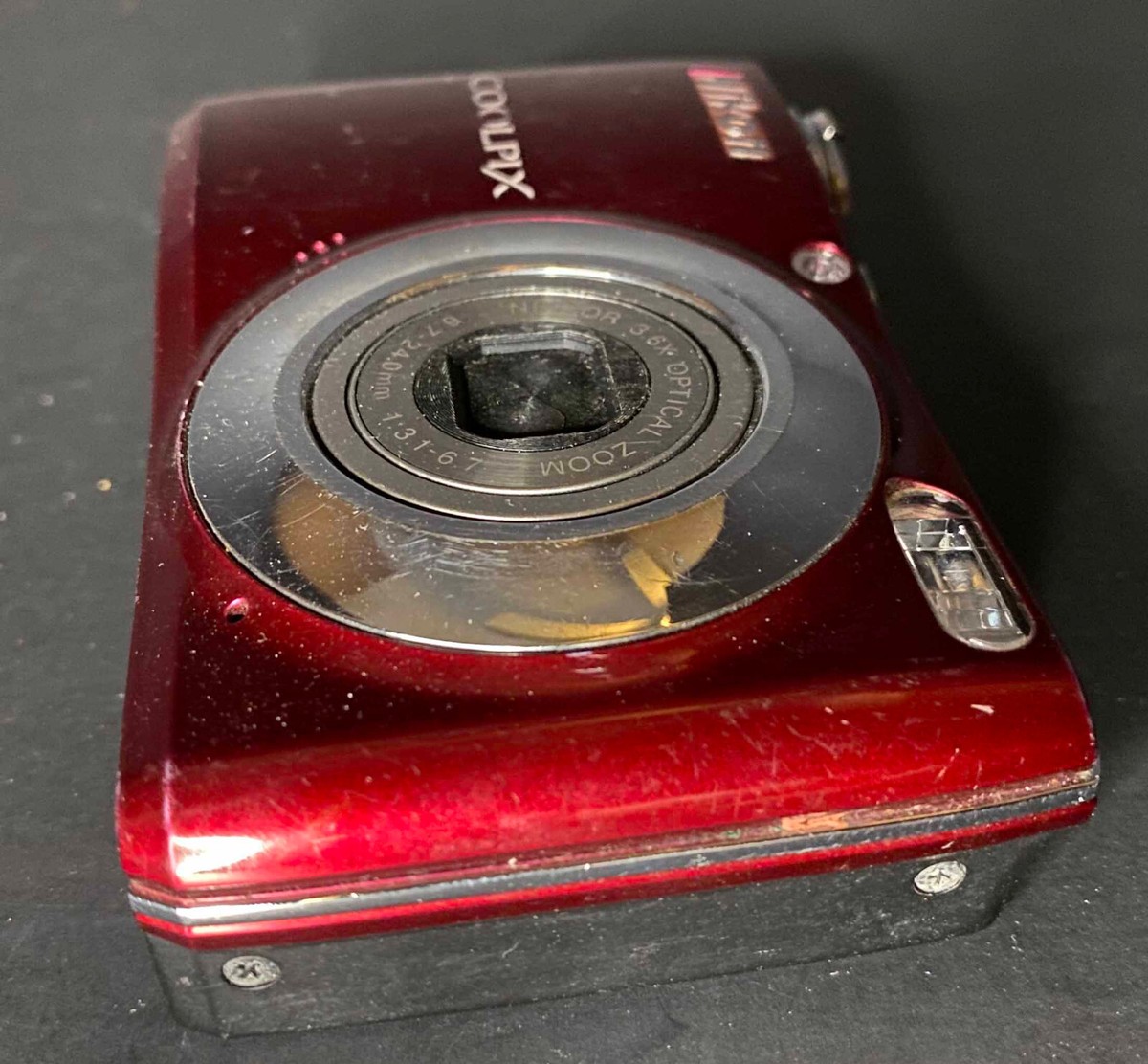 Nikon COOLPIX L22 12.0メガピクセルジャンク品 Nikon Coolpix L22 12.0MP Digital Camera FOR PARTS / REPAIR