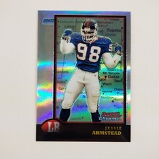 1998 Bowman Chrome #161 Jessie Armstead Interstate Refractor
