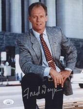 FRED DRYER Hand Signed HUNTER 8x10 Photo RICK Authentic Autograph JSA COA CERT