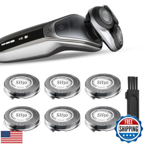 SUPERNB SH50 Shaver Replacement Heads for Series 5000 Razors, Rotary Replacem