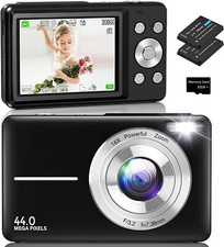 44MP Digital Camera 2.7K Vlogging Camera 2.7'' Full HD 16x Digital Zoom 32G Card