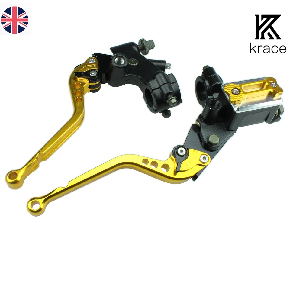 Motorcycle Front Brake Clutch Master Cylinder Levers For Appilia RS125 50-300CC - Image 3 of 4