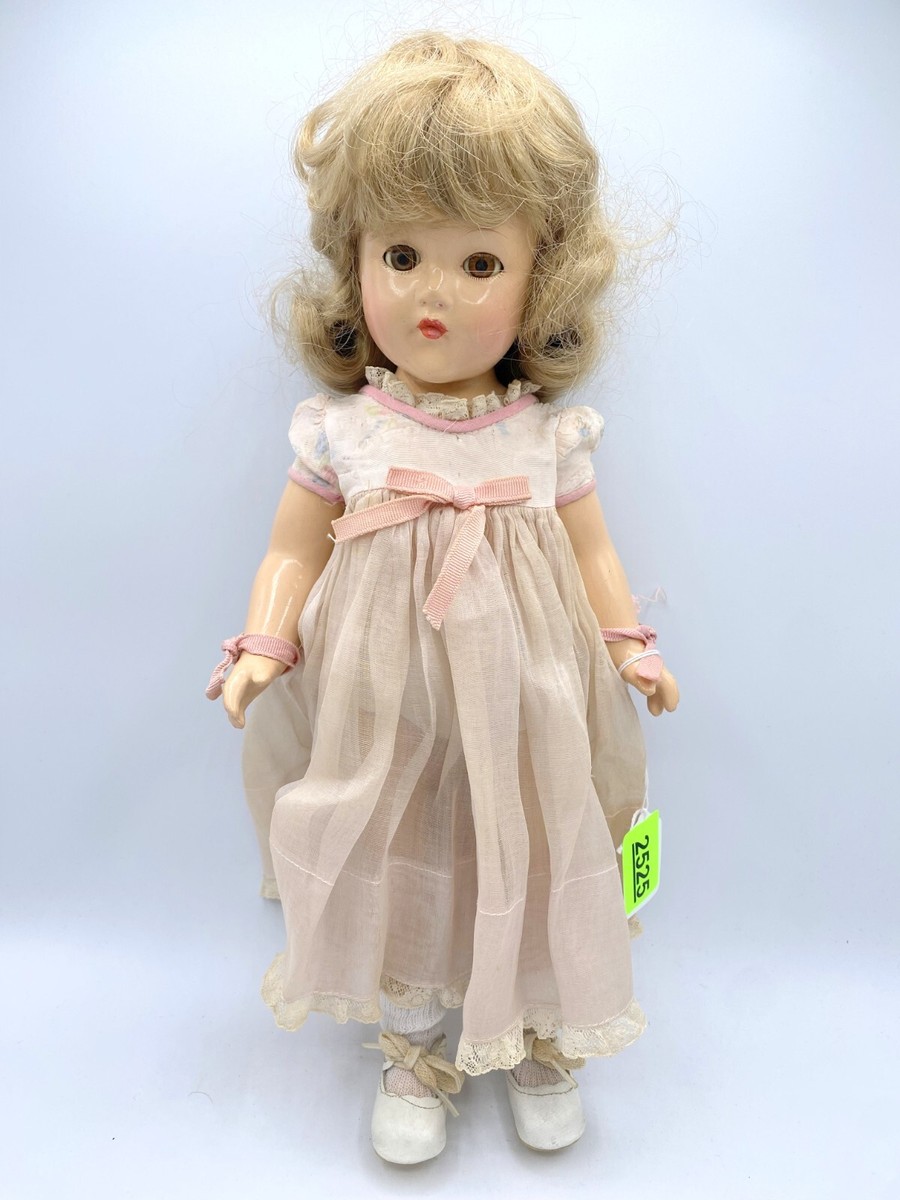 B) EFFANBEE HARD PLASTIC DOLL 15
