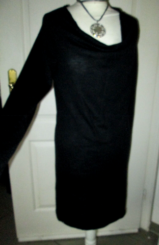 jerseykleid hängerchen zart langarm wasserfall ausschn. PART TWO 38-40 S schwarz - Bild 9 von 12