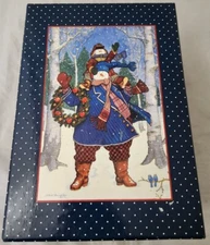 Vintage Lang & Wise Ned Young Snowman Christmas Friendly Greeting First Edition