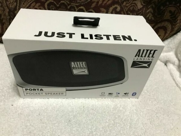 altec lansing pocket portable bluetooth speaker