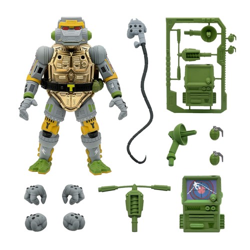 TEENAGE MUTANT NINJA TURTLES Spielzeug – Michelangelo Shell Smasher, Licht-Effekt, Crash-Auto, Ab 5 Jahren
