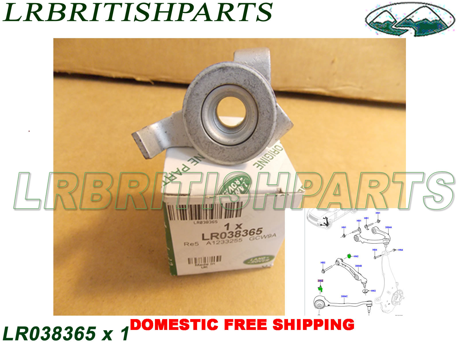 LAND ROVER FRONT SUSPENSION ARM LOWER NUT RROVER 13 SPORT 14 LH 