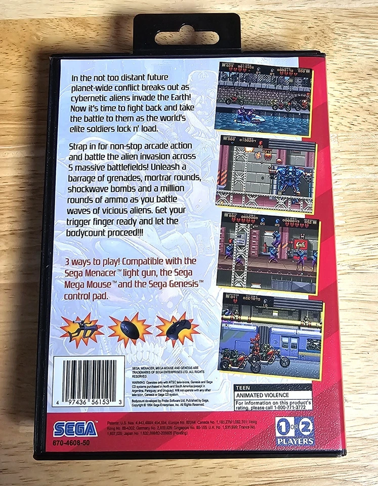 Body Count (Unreleased in US)  16 Bit MD Game & Case For Sega Mega Drive Genesis - Image 4 of 4