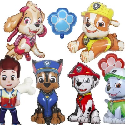 18'' PAW PATROL SKYE CHASE MARSHALL RUBBLE KINDERPARTY FOLIENGEBURTSTAG BALLONS UK