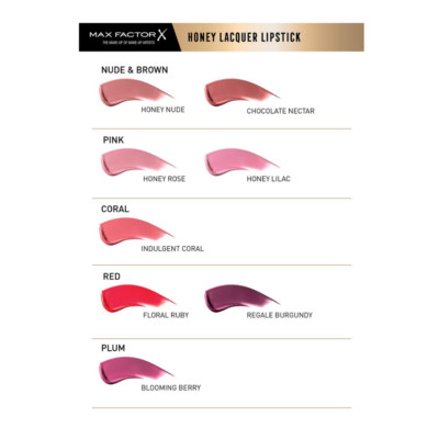 Max Factor Colour Elixir Honey Lacquer Lip Gloss 3.8ml - Choose Shade