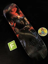 RARE Guy Kampfen Wicked Warrior Scy Darkstar Skateboard Deck Pro Model VINTAGE