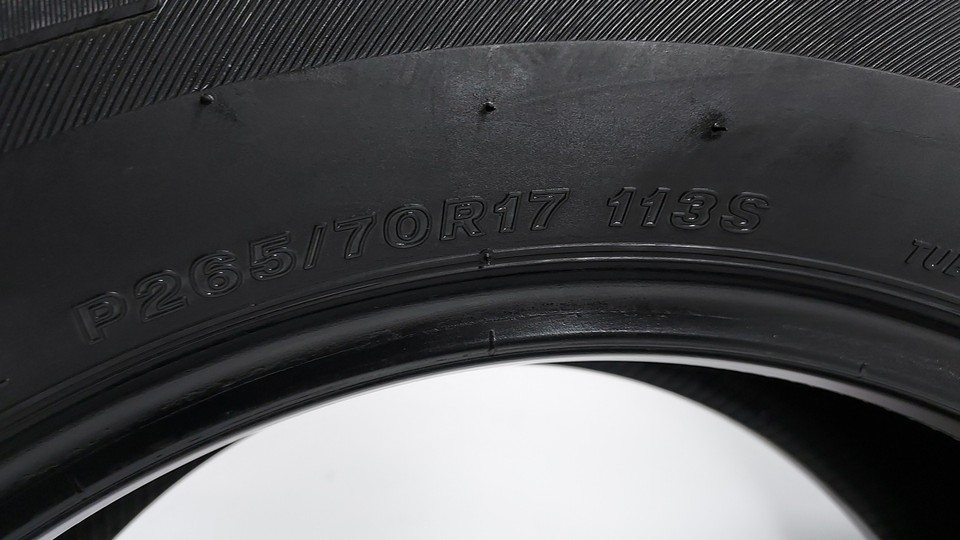 Used Tire P265/70R17 BRIDGESTONE DUELER H/T 684 II 113S All Season - 5/ ...