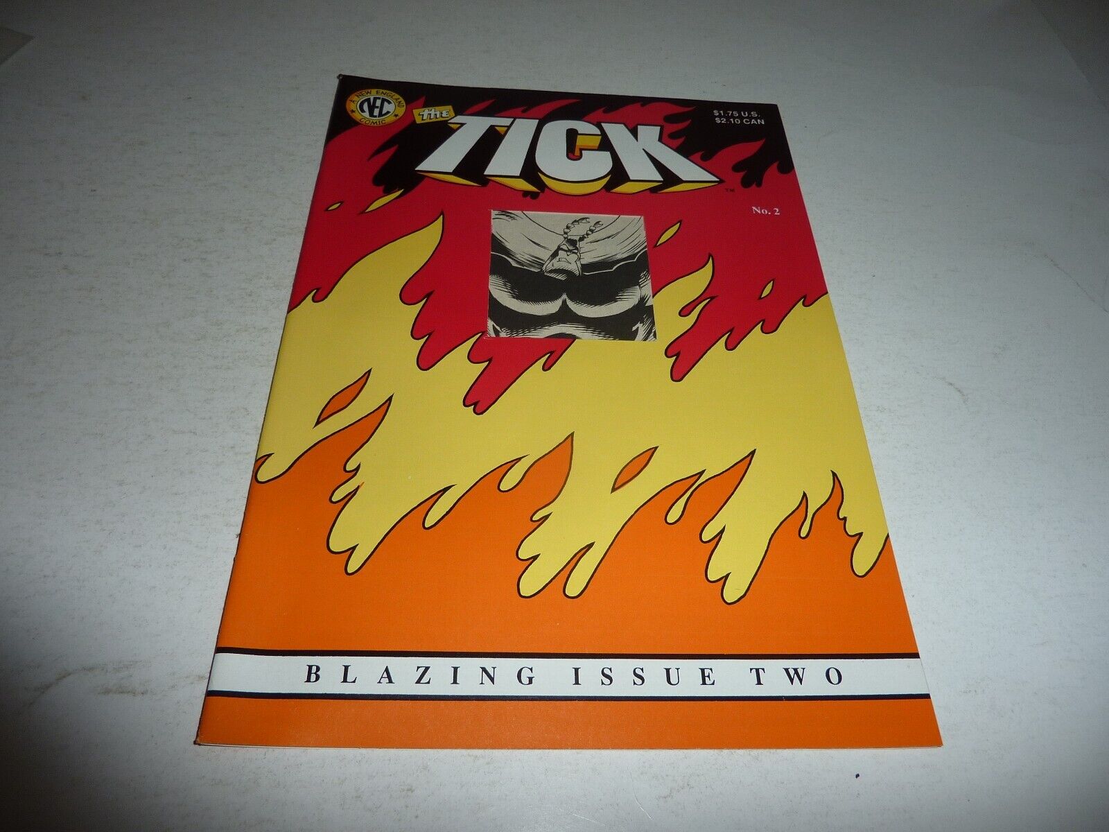 THE TICK #2 NEC New England Comics 1988 High Grade NM 1st Print Die Cut Cover