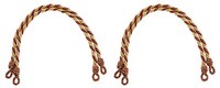 Dekorativer Seilvorhanghalter, Farbe# PR02 - Bistro Beige [2 Paare (Set Von 4)]