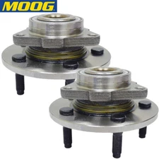 MOOG Wheel Hub Bearing Assembly Front For Ram 1500 Pickup No ABS 02-08 Pair
