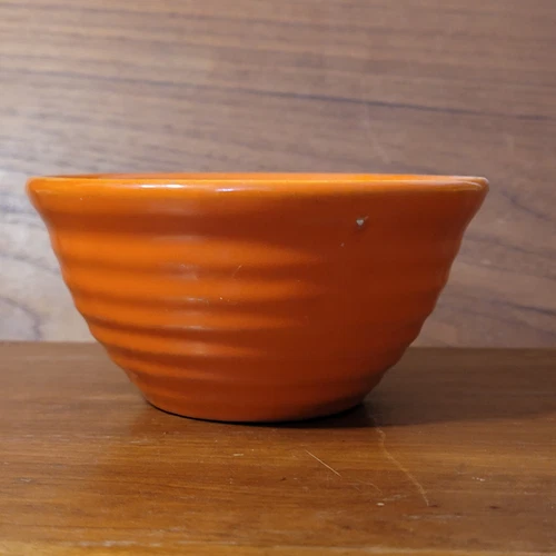 BAUER Pottery #36 Orange 5" Mixing Individual Bowl Ringware Rings Beehive