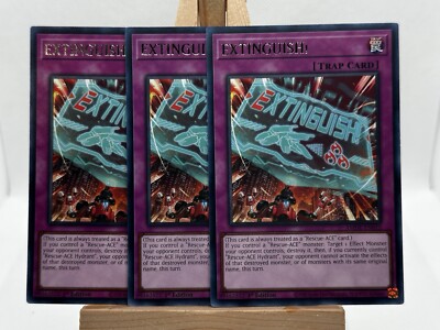 Yu-Gi-Oh! Karte – EXTINGUISH! – AMDE-EN012 – Rare – 1. Auflage – Aus Dem Amazing Defenders Set