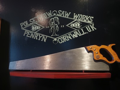 26'' 6tpi Handsägen-Set, geschärft, einsatzbereit. Sheffield Made.